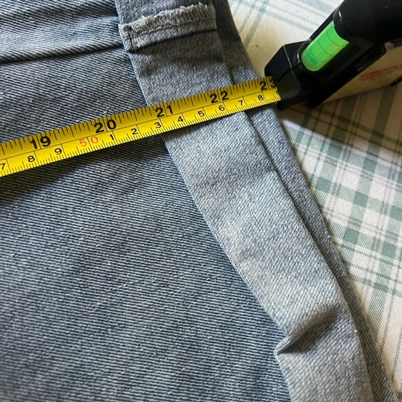 NWT Vintage Wash Denim Longline Turn Up Boyfriend Shorts Size 8 (UK size 12) - Picture 10 of 11